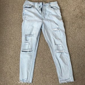 H&M high waisted mom jeans